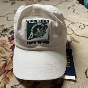 Polo Ralph Lauren Wimbledon White Chino Ball Cap of 2022